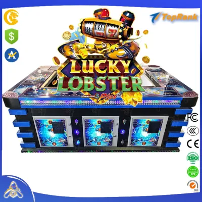 Profissional de boa qualidade Fish Hunter Vídeo Arcade Coin Machine 55 Polegada 8 Jogadores Populares Apostas Casino Jogos de Azar Máquina de Jogo de Pesca Lagosta da Sorte