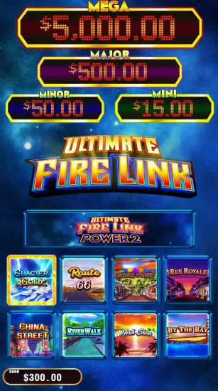 2023 Venda Quente Jogo de Arcade Ajustável Fire Link Power 2 Slot Cabinet